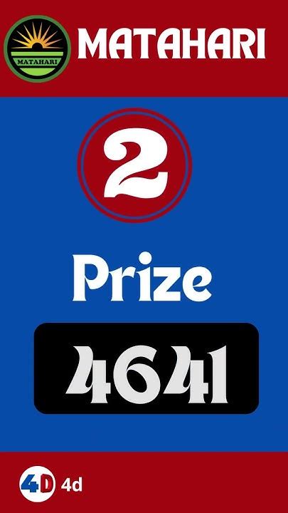 4d matahari|Matahari 4D Result on 2022.
